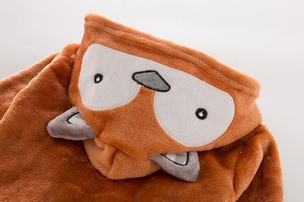 Infant Baby Cartoon Animal Shape Hooded Cloak Bathrobe - Image 4