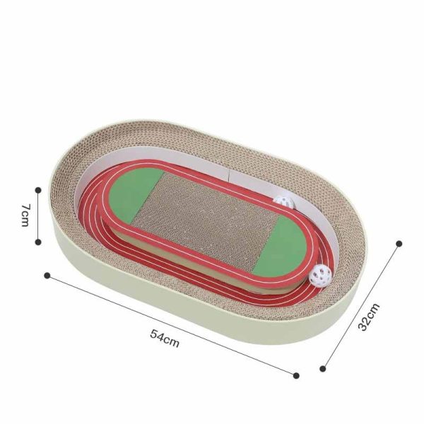 Creative Grindable Corrugated Football Field Scratch Board - Image 2