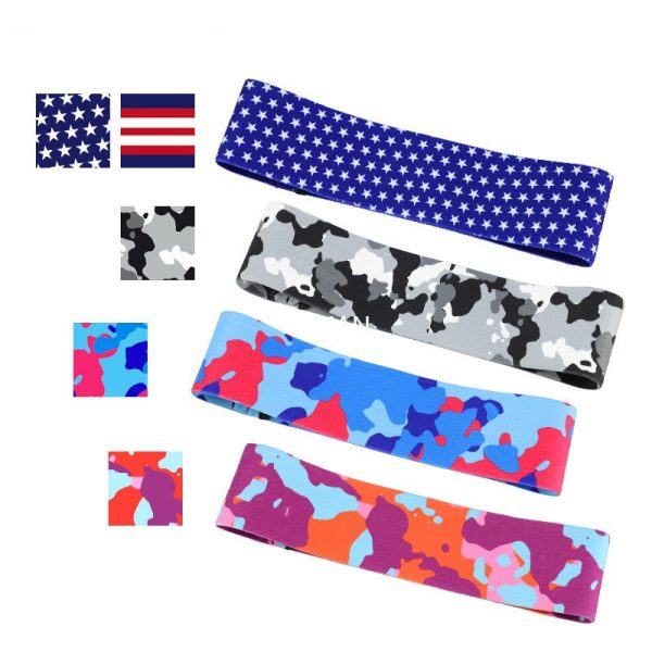 Anti-slip yoga camouflage color resistance band - Image 3