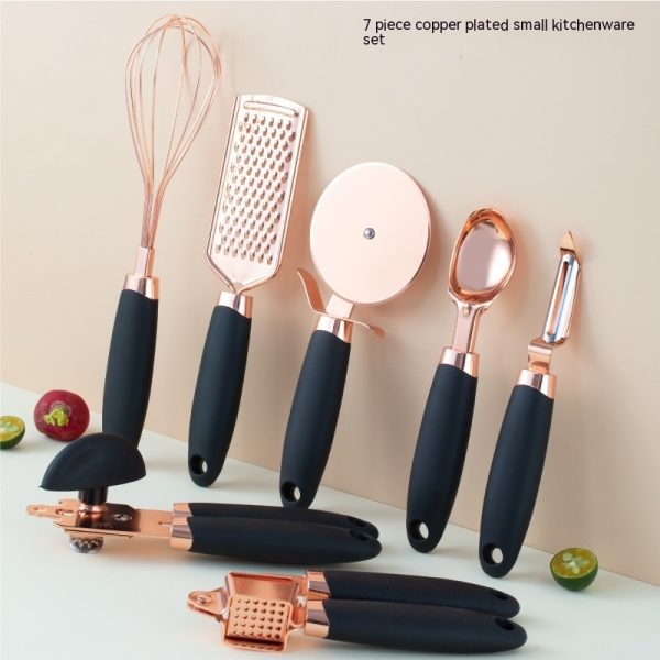 Kitchen Household Peeler Gadget Copper Plating Set - Image 2