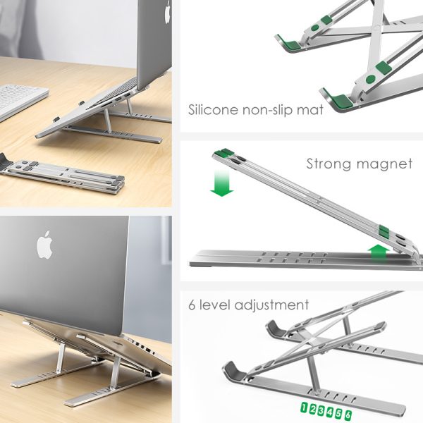 Laptop stand cooling portable adjustable stand - Image 6