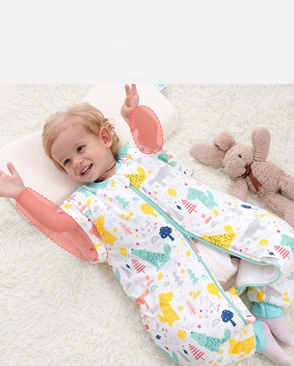 Baby Sleepsacks Cartoon Pattern Baby Sleeping Bag Carriage Sack for Newborn Split Leg - Image 3