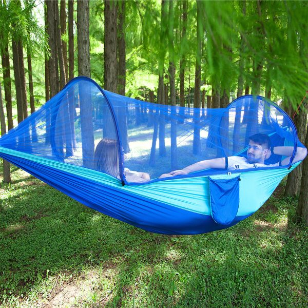 Fully Automatic Quick Opening Hammock With Mosquito Net - Image 2