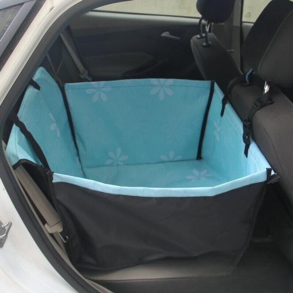 Rear Printed Double Layer Waterproof Pet Car Mat Pet Cat Dog Protection Pet Hanging Basket - Image 3