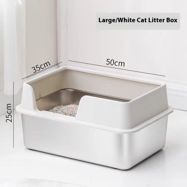 Stainless Steel Litter Box High Fence Anti-splash - Image 6