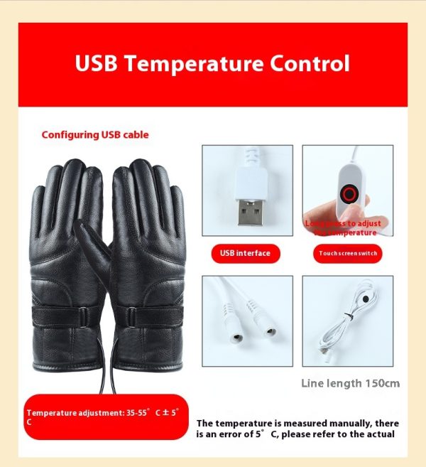 Heating Electric Thermal Gloves USB Rechargeable - Image 8