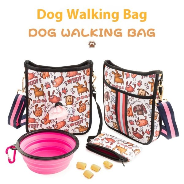 Neoprene Dog Walking Bag Fashion All-match Messenger Bag - Image 2