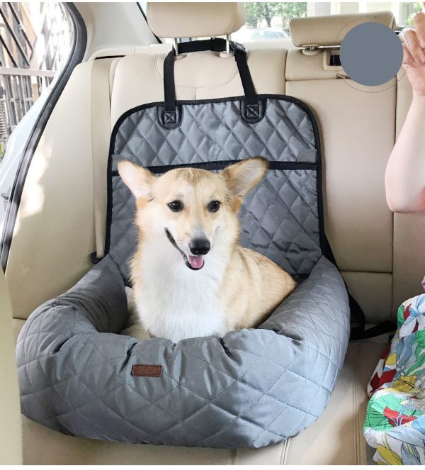 2 In 1 Pet Dog Carrier Folding Car Seat Pad Thickened Multi-purpose Pet Bed Dog Car Mattress Pets Supplies - Image 2