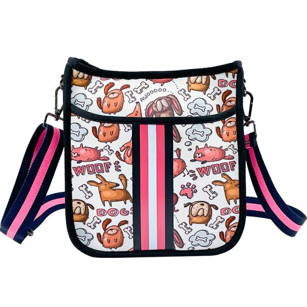 Neoprene Dog Walking Bag Fashion All-match Messenger Bag - Image 5