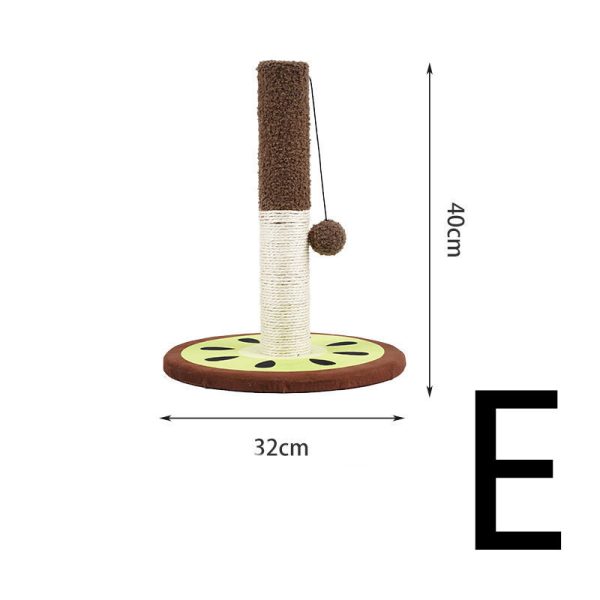 Small Cat Climbing Frame Cat Scratching Ball Sisal Column Resistant To Scratching And Biting - Image 6
