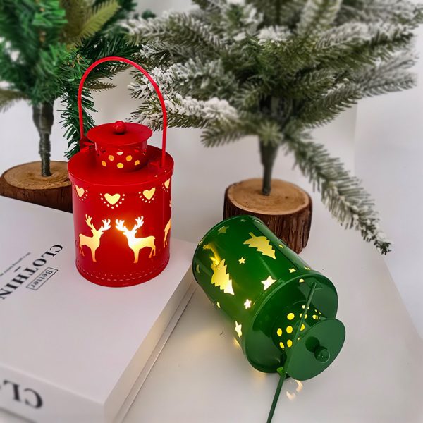 Christmas Candle Lights LED Small Lanterns Wind Lights Electronic Candles Nordic Style Creative Holiday Decoration Decorations - Image 5