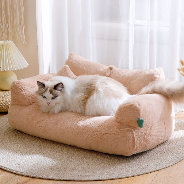 Winter Cat Nest Warm Sofa Plush - Image 4