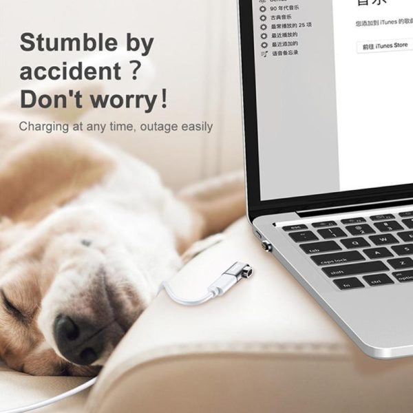 USB Type C Cable To  Magnetic Adapter For Macbook Sams - Image 3