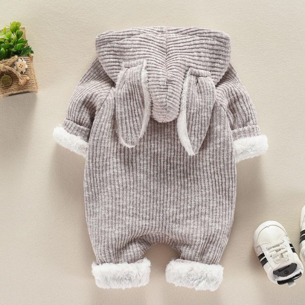 Infant and baby hammock plus velvet warm jumpsuit - Image 2