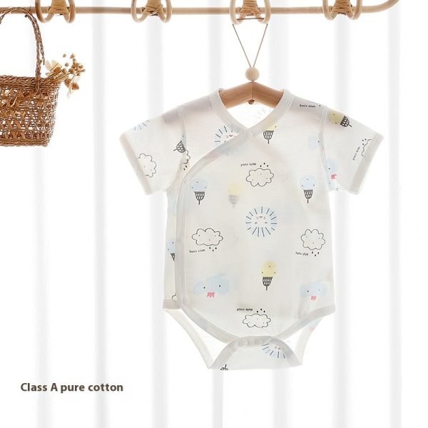 Clothes For Babies Summer Clothing Class A Cotton Short Sleeve Romper