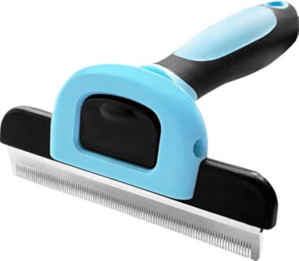 Professional Pet De Shedding Comb Tool Blue - Image 5