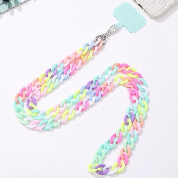 Mixed Color Colored Acrylic Crossbody Chain - Image 10