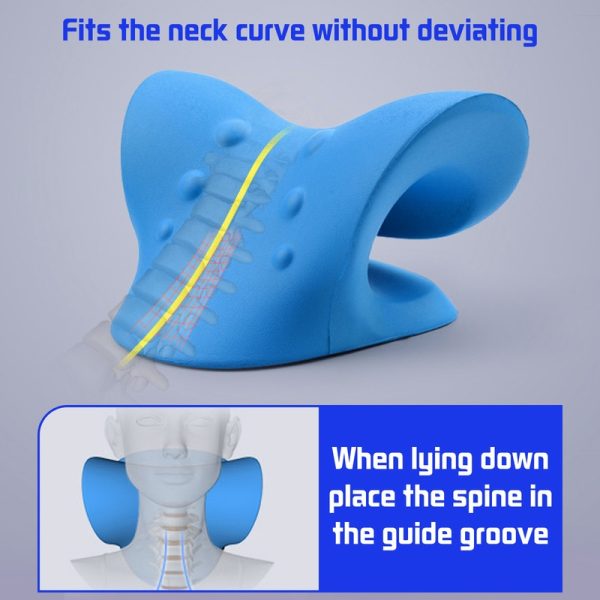 Cervical Spine Stretch Gravity Muscle Relaxation Traction Neck Stretcher Shoulder Massage Pillow Relieve Pain Spine Correction - Image 3