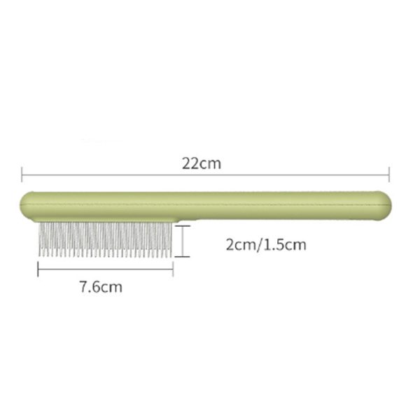 Cat Combs Rounded Stainless Steel Teeth Smooth Tips For Removing Loose Hair Pet Massage Tool For Long Short-Haired Pets Removing Flea And Lice Suitable For Cats - Image 10