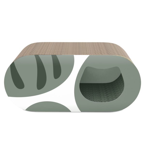 Runway Round Cat Scratch Board With Corrugated Paper - Image 4