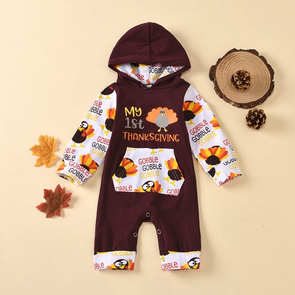 Baby girl Thanksgiving long sleeve Hoodie - Image 4