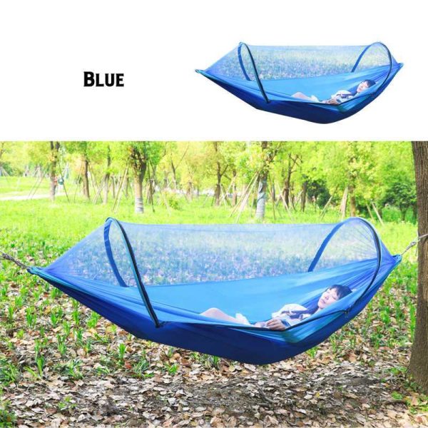 2 Person Portable Outdoor Mosquito Parachute Hammock - Image 10