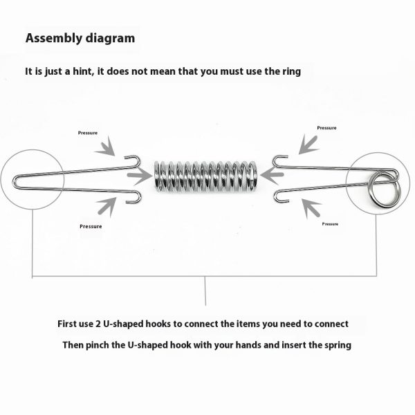 Dog Hand Holding Rope Dog Chain Compression Spring - Image 3