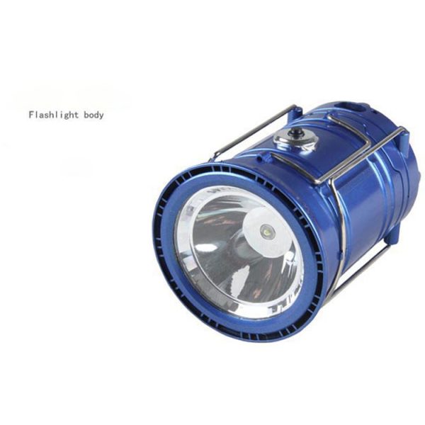 new solar charging type multifunctional telescopic camping lantern lantern outdoor camping tent lamp - Image 5