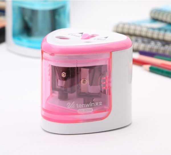 Automatic electric pencil sharpener pencil sharpener child safety pencil sharpener pencil sharpener learning stationery primary school supplies - Image 4