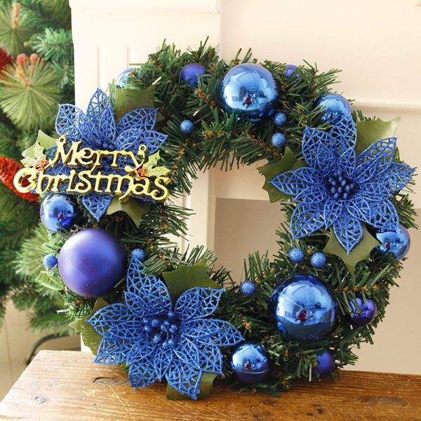 Christmas Decorations Christmas Wreath Home Decor For Home Garden Decorations Mall Door Decoration - Image 5