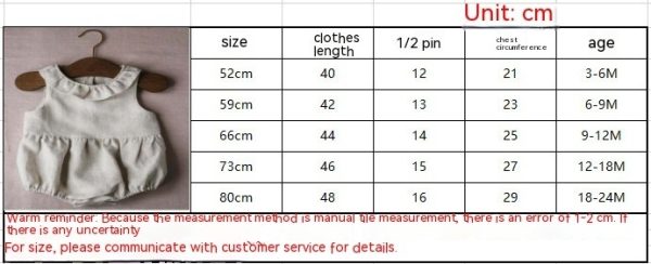 Solid Color Sleeveless Ruffled Collar Baby Jumpsuit - Image 8