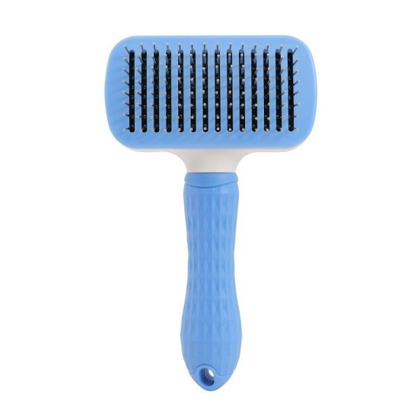 Cat Self-Cleaning Comb Stainless Steel Dog Comb Hair Brush One Key To Remove Floating Artifact - Image 10