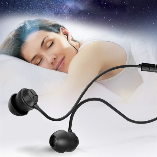 Wired With Controller In-ear Earphone Silicone Fashion Sleep Mobile Phone Headset