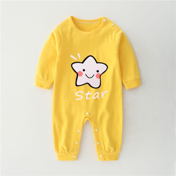 Baby One-piece Cotton Romper Pajamas - Image 3