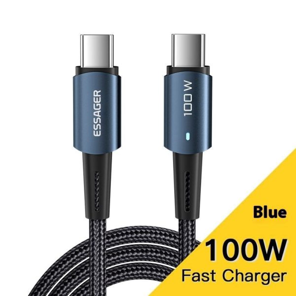 PD100W Fast Charge Data Cable For Mobile Phone Tablet Typec Fast Charging - Image 7