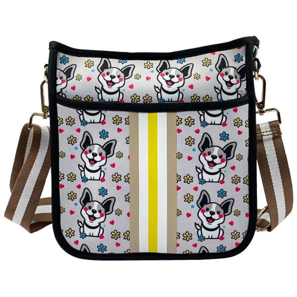 Neoprene Dog Walking Bag Fashion All-match Messenger Bag - Image 9