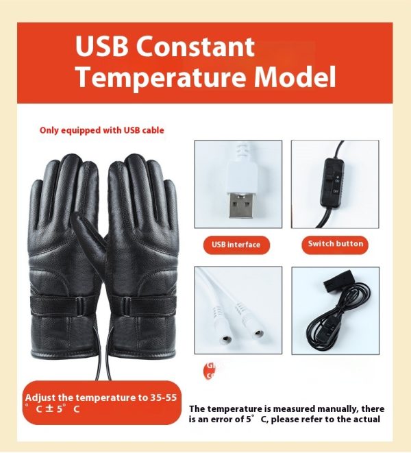 Heating Electric Thermal Gloves USB Rechargeable - Image 9