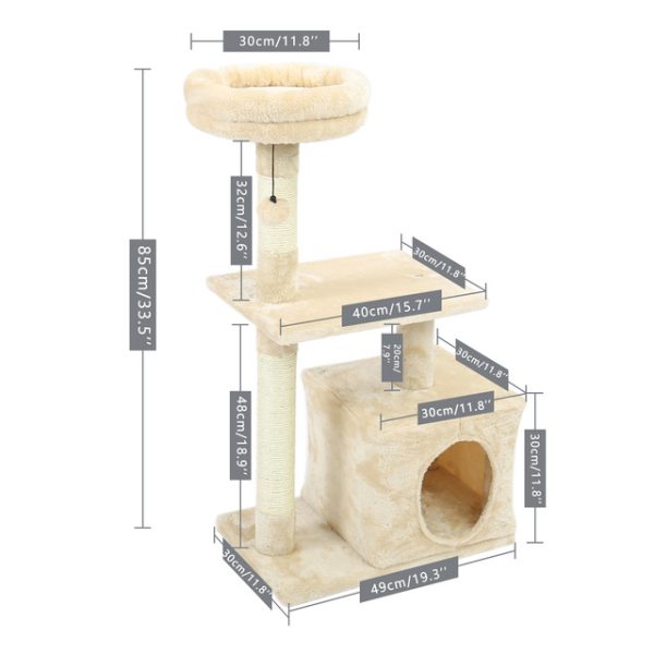 Pet Cat Toy Condo Cat Climbing Tower Multi-layer - Image 7