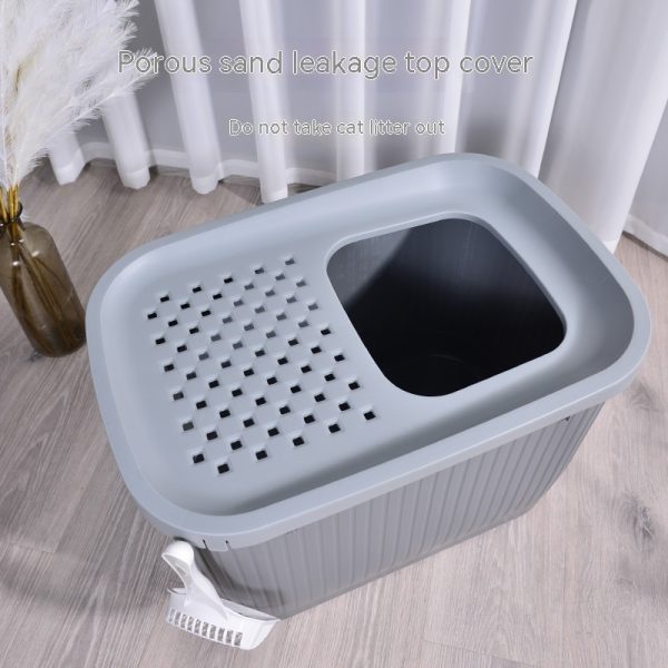 Pet Litter Box Fully Enclosed Top-in Oversized - Image 10