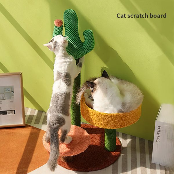 Cactus Climbing Frame Cat Sisal Hemp Column Grinding Claw - Image 5