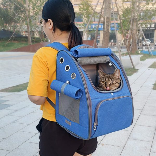 Dog Portable Backpack Chest Ventilate