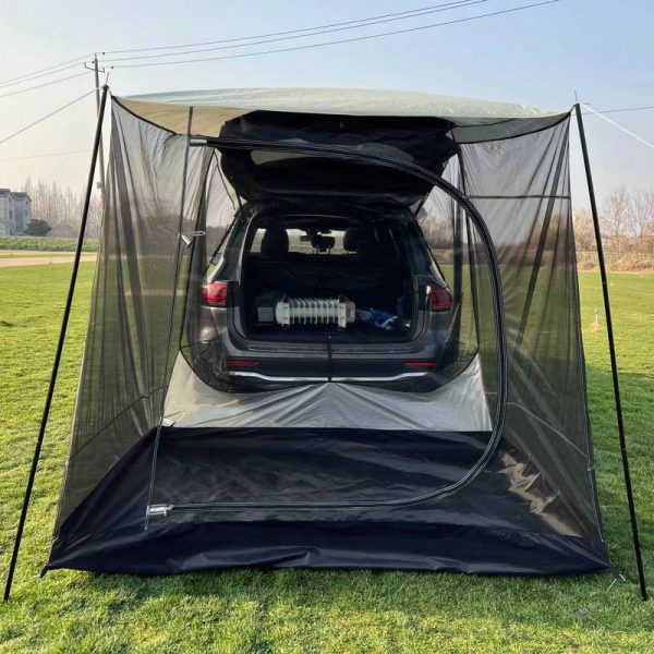 Outdoor Self-driving Travel Camping Barbecue Car Tail Extension Tent Multi-person Rain-proof Sunshade Trunk Tent - Image 5