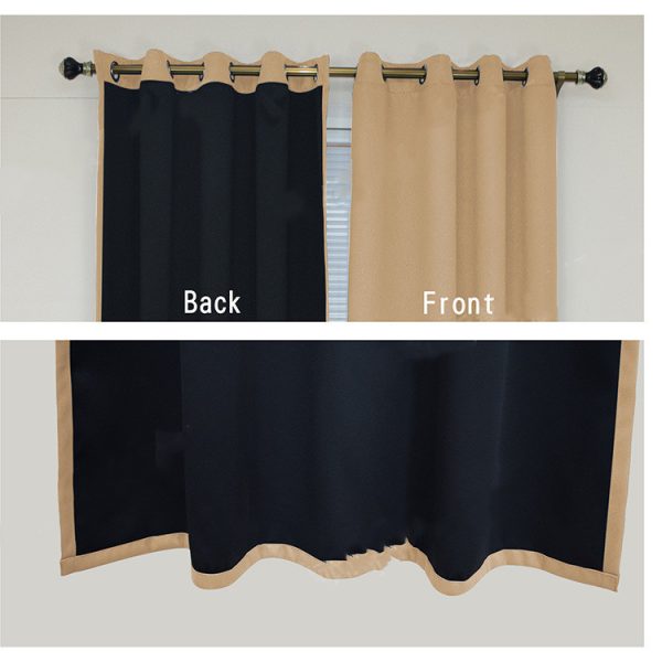 Full Blackout Hot Sale Curtain With Black Lining On The Back - Image 2