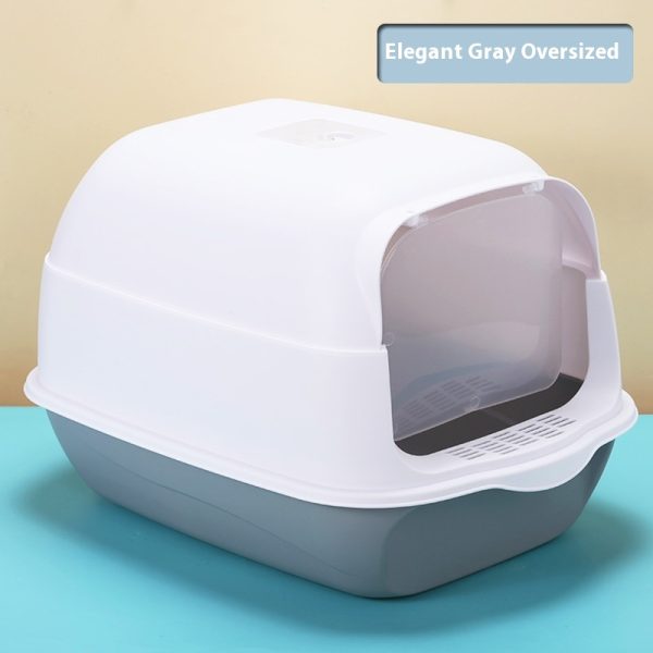 Litter Box Fully Enclosed Cat Toilet - Image 6