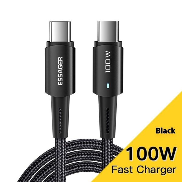 PD100W Fast Charge Data Cable For Mobile Phone Tablet Typec Fast Charging - Image 6