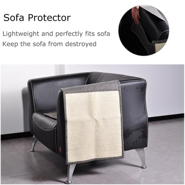 Cat scratch board sisal pad table sofa protection mat - Image 3