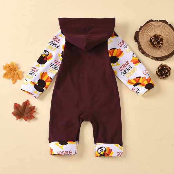 Baby girl Thanksgiving long sleeve Hoodie - Image 3