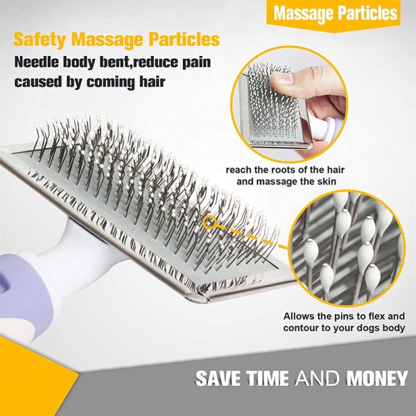 Pet Fashion Metal Needle Cleaning Comb For Removing Floating Hair - Image 5