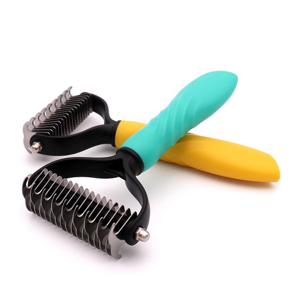 New Arrival Pet Hair Removal Comb Cat Dog Brush Pet Hair Grooming Tool Hair Shedding Combs Pet Fur Trimming Dematting Brushs - Image 4