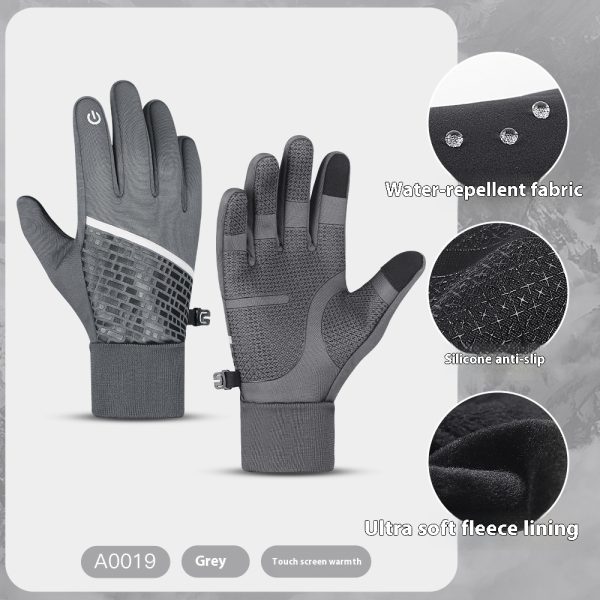 Warm Touch Screen Thickening Exercise Cycling Gloves - Image 6